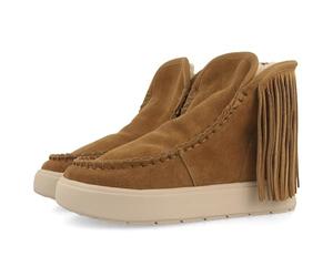 GIOSEPPO Stivali AUSTRALIANI Frange Pelle SCHILDE, CUOIO, 36 EU