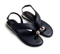 GIOSEPPO Stony, T-Strap Donna, Nero e Bianco, 40 EU