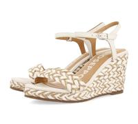 GIOSEPPO Tigard, Sandalo Espadrillas con Zeppa Donna, Bianco, 40 EU