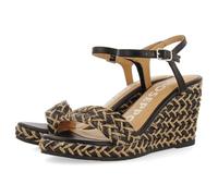 GIOSEPPO Tigard, Sandalo Espadrillas con Zeppa Donna, Nero, 36 EU