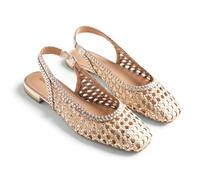 GIOSEPPO Wendell, Scarpe Piatte Mary Jane Donna, Platino, 36 EU