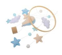 Giostra Culla in Feltro Palline e Stella per Cameretta