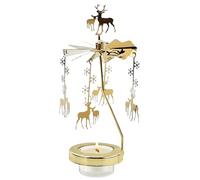 Giostra mobile per - Acciaio inossidabile 5,04x2,36 pollici | Candeliere di Natale | Portacandele | Decorazioni per la casa, al coperto, meditazione, camera da, feste, San