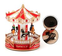 Giostra Music Box con Funzione Illuminazione e Alimentazione USB per Decorazione