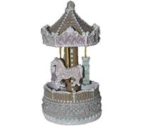 Giostra pan di zenzero rosa giostrina carosello con carillon biscotto cupcake ca