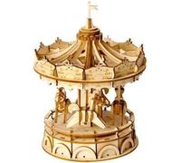 Robotime- Puzzle 3D, Colore Legno, TG404