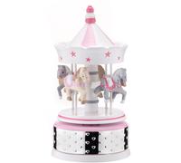 Giostrina bambina battesimo in Legno Girevole Carillon Musicale Cavalli B1470 RO