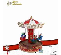 GIOSTRINA CARILLON CAROSELLO NATALIZIO CON MOVIMENTO LUCI E MUSICA ART. 46228