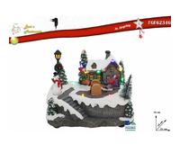 GIOSTRINA CARILLON CAROSELLO NATALIZIO CON MOVIMENTO LUCI E MUSICA ART. 46234