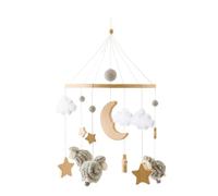 Giostrina Culla Portatile Calmante Interattivo Neutro Da Zero A Tre | Ciondolo Culla Decorazione Cameretta Neutro Decorativo per Lettino, Cameretta, , e Sonno, Bambini e Bambine dalla Nascita a