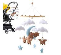 Giostrina Culla Rilassante Feltro Giocattolo Culla Arredo Camera | Mobile Orso Giocattoli Neonato Decorazione Cameretta Decorazione Camera Da Arredamento Stanza Maschietti Bambini Piccolino