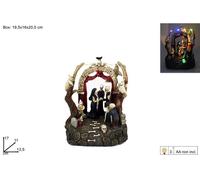 Giostrina Decorazione Casa Halloween con Luci 13,5 x 11 x 17 cm