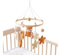 Giostrina e Culla Accessorio Rilassante Sonno Con Design Stelle E Uccellino | Decorazione Per Cameretta Bambina Per il della Bambina e per la Cestina e la Camera e il ed il Soffitto