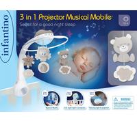 Giostrina musicale 3 in 1 beige Infantino