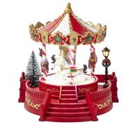 Giostrina Natalizia Giostra con Cavalli Natale Addobbo Natalizio Luci e Musica