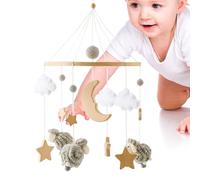 Giostrina Neonato Per Culla Portatile Calmante Interattivo Neutro Da Zero A | Pendente Musicale per Culla Neutro Decorativo per Lettino, Cameretta, , e Sonno, Bambini e Bambine dalla Nascita a
