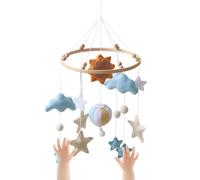 Giostrina Per Culla Bambini Decorazioni artigianali in legno naturale | Clip Per Giostrina Da Culla per Camera dei Bambini Soffitto Porta Doccia Festa Compleanno Casa Soggiorno