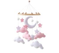 Giostrina Per Culla - Decorazione Per Culla, Giocattolo In Feltro | Design Morbido Per L'esperienza Di Gioco Dei Bambini, Installazione Sul Comodino Per La Stanza Dei Bambini E Delle Bambine, B