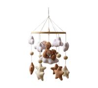 Giostrina Per Culla Peluche Boho con nuvolette e stelle a disegno animato