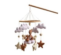 Giostrina per culla Peluche Boho con nuvolette e stelle a disegno animato