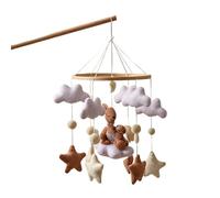 Giostrina Per Culla Peluche Boho con nuvolette e stelle a disegno animato