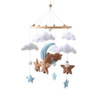 Giostrina per culla, simpatico feltro, nuvola, stella, orso, giostrina per culla, decorazione per la cameretta dei bambini