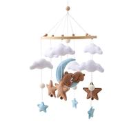 Giostrina per culla simpatico feltro nuvola stella orso giostrina per culla decorazione per la cameretta dei bambini