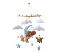 Giostrina per culla, simpatico feltro, nuvola, stella, orso, giostrina per culla, decorazione per la cameretta dei bambini