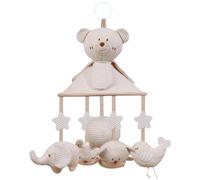 Giostrina per presepe con orso,Giostrina musicale per presepe | Giocattolo succhietto mobile per presepe musicale con simpatici animali,Comoda giostrina musicale per decorazioni per presepi per ragazz