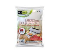 GIO'STYLE 25 buste per sottovuoto Fresh | 30x40 cm | Adatte alla conservazione e alla cottura sottovuoto | BPA free | Made in Italy