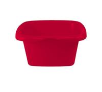 GIO'STYLE Bacinella Quadrata Colors | Ideale per la Pulizia | Rosso | 15 L | Polipropilene