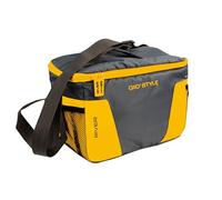 GIO'STYLE Borsa portapranzo River | Giallo/Nero | L 25 cm | Tracolla regolabile| Due tasche in rete portaoggetti