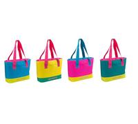 GIO'STYLE Borsa termica Beach Small Fluo | Colori assortiti | 9 L | Manici a spalla | Stampa con motivo a righe