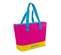 GIO'STYLE Borsa termica Beach Tote Fluo | Colori assortiti | 20 L | Manici a spalla | Stampa con motivo a righe