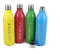 GioStyle Bottiglia Termica Energy | 1L | Acciaio | Ideale per Bevande Fresche e Calde | Colori Assortiti