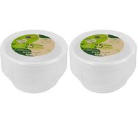 GIO'STYLE Ciotole 400 ml | 25 Pezzi | Polpa di Cellulosa | Biodegradabili e Compostabili (Confezione da 2)