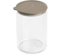 GioStyle Contenitore Alimentare per Dispensa Tondo M | Tortora | 1,2L | Made in Italy | Coperchio Ermetico | Linea Con.Tengo