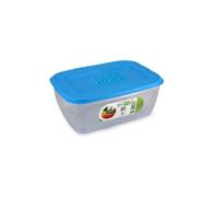 GIO'STYLE Contenitore Ermetico per Alimenti - 2L - Made in Italy - Rettangolare - Adatto a Frigorifero, Freezer, Microonde - Linea Ermetici