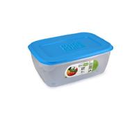 Contenitori ermetici rettangolari per alimenti in plastica - lt.3,00 - cm.26x18x
