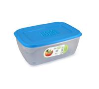 Contenitori ermetici rettangolari per alimenti in plastica - lt.4,00 - cm.29x20x
