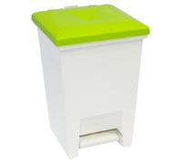 GIO'STYLE GioStyle Pattumiera Love | Verde | Capacità 6 L | Dotata di Pedale | Made in Italy | Realizzata in PP