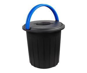 GioStyle Pattumiera Ecosolution 16 | Capacità 16 L | Blu | Dotata di Manico | Ideale per Raccolta Differenziata | Made in Italy