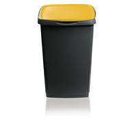 GIO'STYLE Pattumiera Ecosolution 45 | Capacità 45 L | Giallo | Ideale per Raccolta Differenziata | Made in Italy