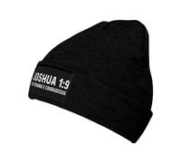 Giosuè 1:9 Doni Religiosi Doni Cristianesimo Unisex Caldo Berretto Comodo Cappello in Maglia Caldo Berretto in Maglia per Arrampicata Inverno Sci