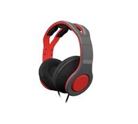 Gioteck GPKNSW-11-MU TX30 Megapack - Stereo Game&Go Headset + Kit di pulizia + Proteggi schermo in vetro + Custodia protettiva per Nintendo Switch, grigio e rosso, regolabile