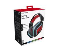 Gioteck HC-9 Cuffie Stereo Cablate Rosso/Blu Multipiattaforma