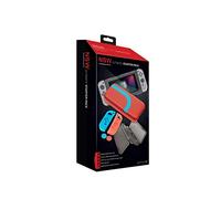 Gioteck - Kit accessori Nintendo Switch, Custodia da transporto, Custodia per giochi, Pellicola protettiva, Tappi Pulsanti in silicone, Copertura joystick, Kit di pulizia, Colori Misti