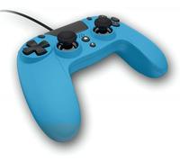 Gioteck VX4 Mando con Cable Azul para PS4/PC