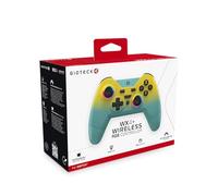 Gioteck WX4+ Wireless Controller for Nintendo Switch - Yellow Teal - with Customisable RGB Lighting and Programmable Back Buttons - Bluetooth Compatible