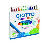GIOTTO Turbo Maxi Pennarelli, Multicolore, 1 Stück (12er Pack), 0764 00